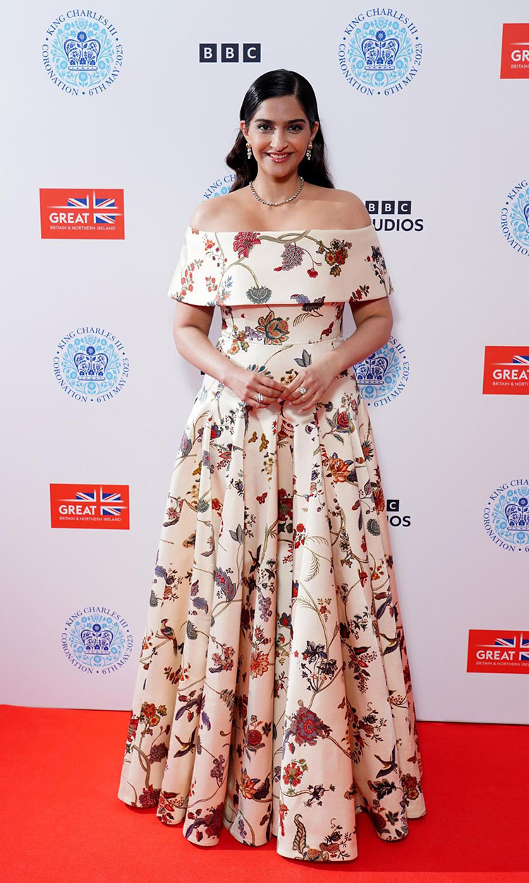 Sonam Kapoor Wore Anamika Khanna x Emilia Wickstead To The Windsor Castle Concert