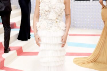 NEW YORK NEW YORK  MAY 01 Whitney Peak attends The 2023 Met Gala Celebrating Karl Lagerfeld A Line Of Beauty at The...