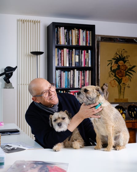 ‘I get on well with people; I find I can get them’ … Bruce Oldfield and friends at his home in London