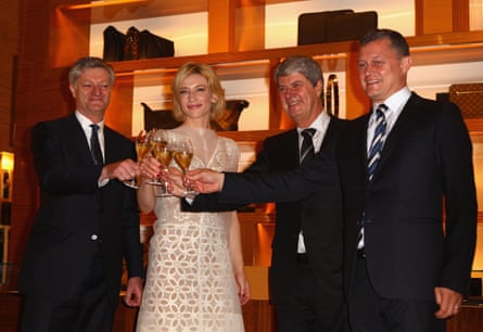 Cate Blanchett at the opening of a Louis Vuitton store in Sydney in 2011.