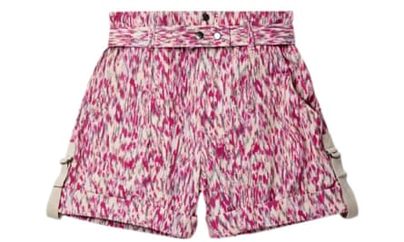 Pink combat style shorts