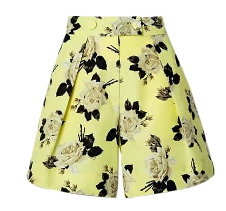 Yellow rose print, £56.64 for 4 days rental, by Erdem from hurrcollective.com