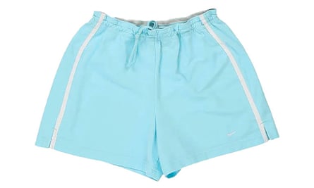 Ice blue sporty shorts