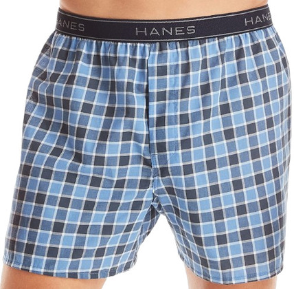 Hanes Mens Tagless Boxer with Exposed Waistband