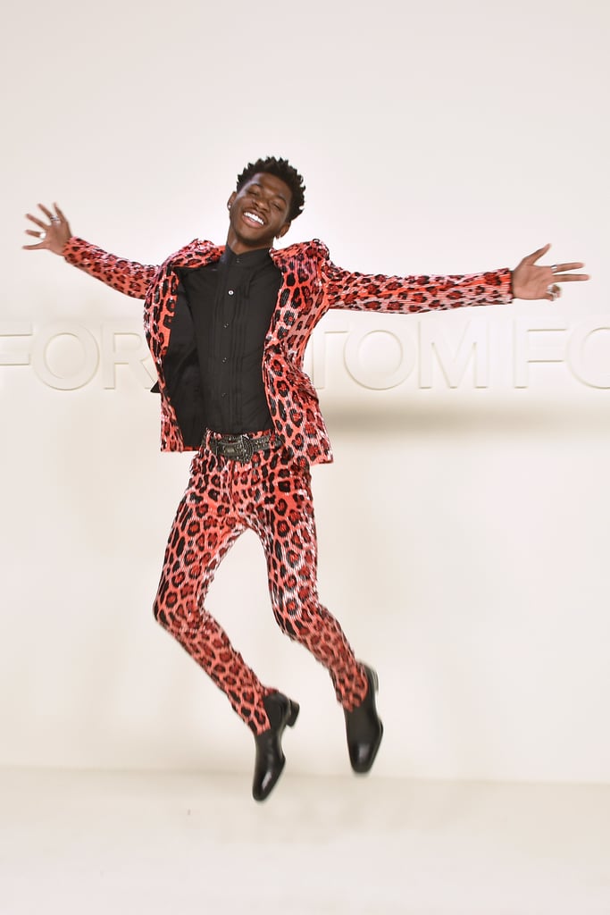 Lil Nas X at the Tom Ford Fashion Show, February 2020