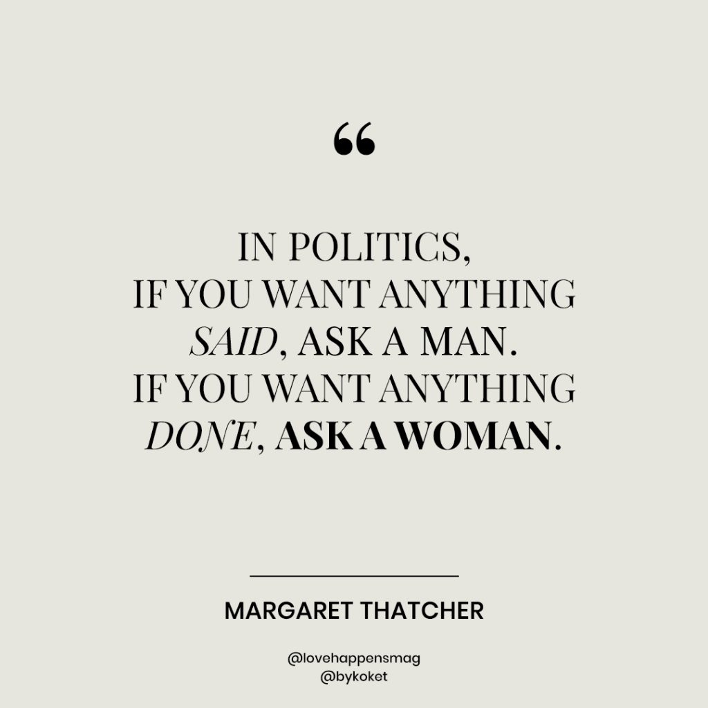 women's empowerment quotes margaret thatcher