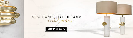 Vengeance Table Lamp by KOKET