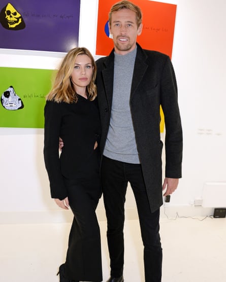 With his wife Abbey Glancy, 2018.