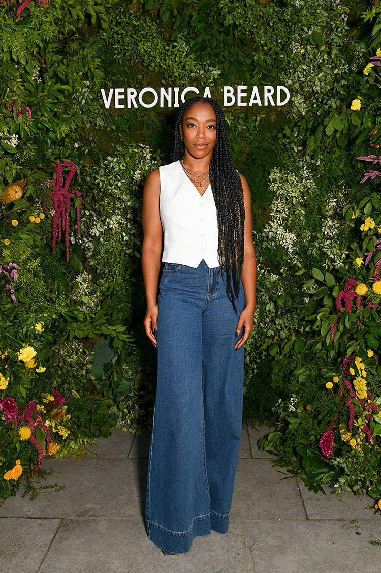 Naomi Ackie attends Veronica Beard's Summer Fair party