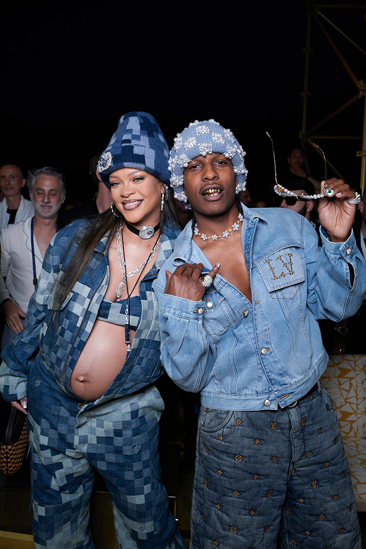 Rihanna & ASAP Rocky Louis Vuitton Menswear Spring/Summer 2024 show 