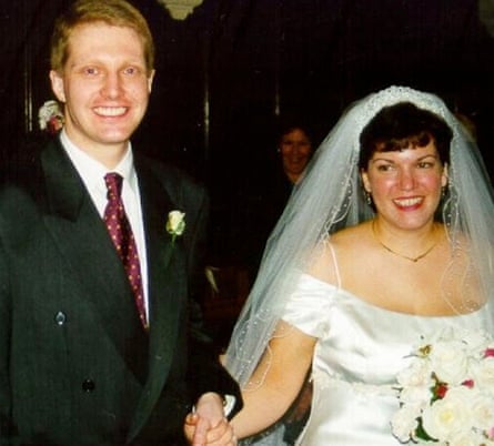 Peter and Danielle’s wedding in 1998.