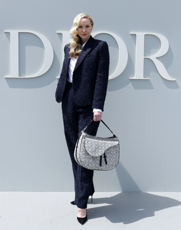 Gwendoline Christie attends the Dior Homme Menswear Spring/Summer 2024 