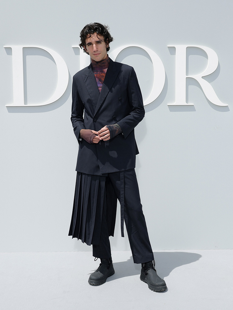  Tamino attends the Dior Homme Menswear Spring/Summer 2024 show 