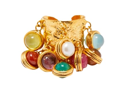 Gold ring with jewels, £23 for 2 days rental, by Sylvia Toledano from byrotation.com RENT