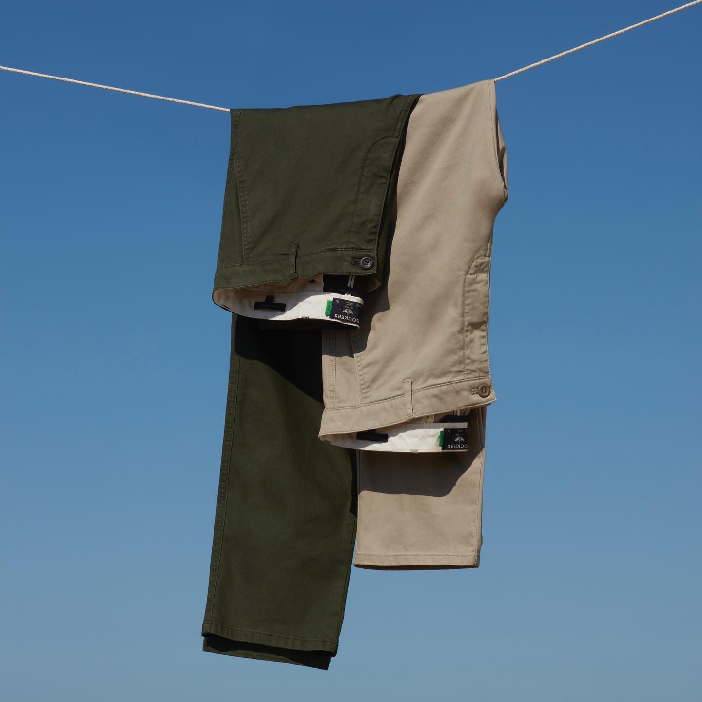 drying pants under the sun