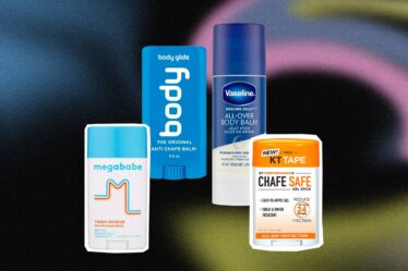 best chafing creams _ four chafing creams on a background