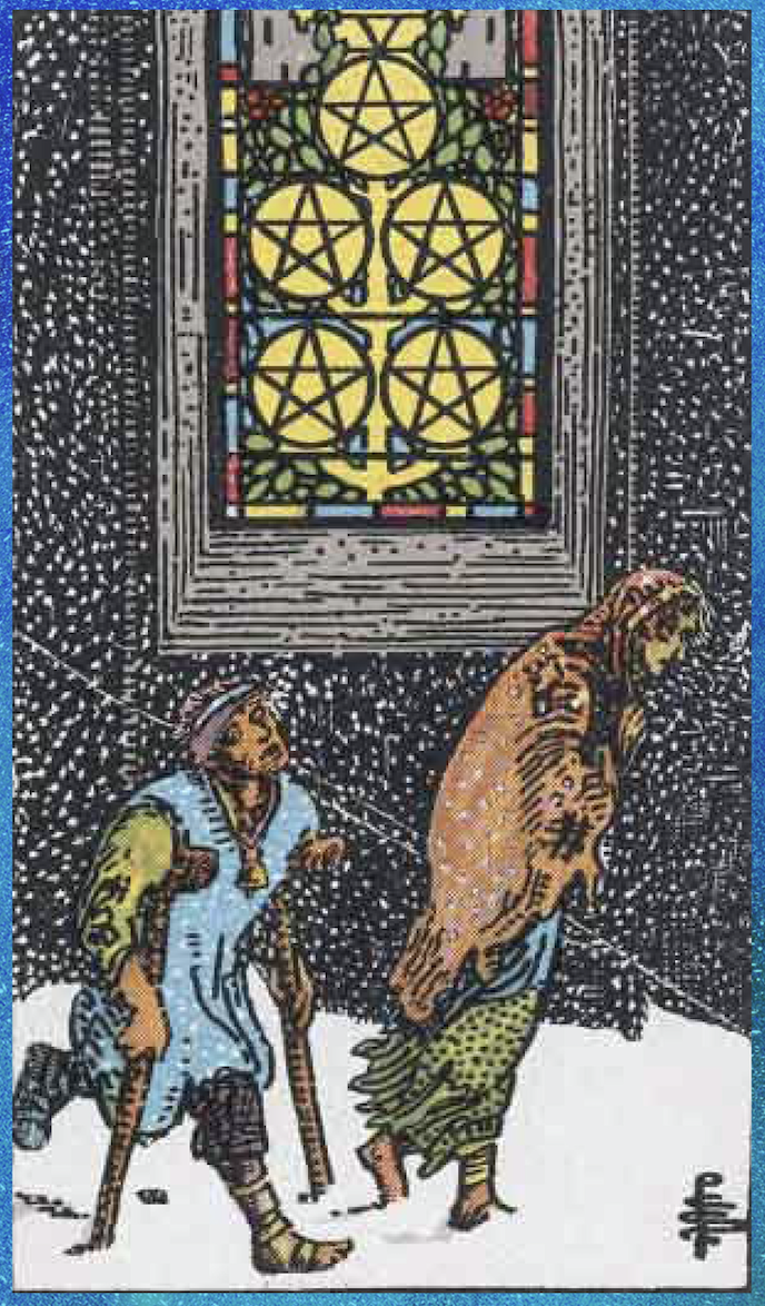 five of pentacles tarot