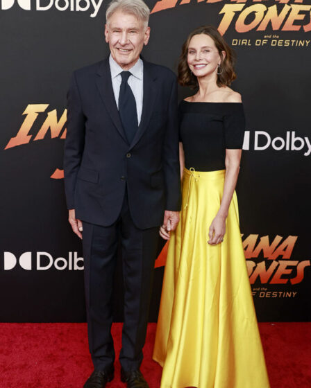 Calista Flockhart Wore Ralph Lauren To The '‘Indiana Jones And The Dial Of Destiny’ LA Premiere
