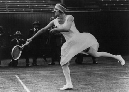 Suzanne Lenglen at Wimbledon in 1925.