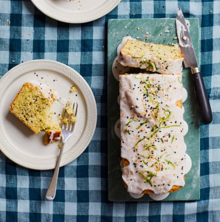 Crystelle Pereira’s lime, coconut and sesame cake.