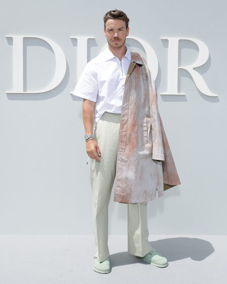Will Poulter attends the Dior Homme Menswear Spring/Summer 2024