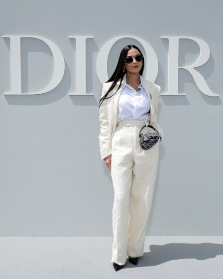 Demi Moore attends the Dior 
Menswear Spring/Summer 2024
