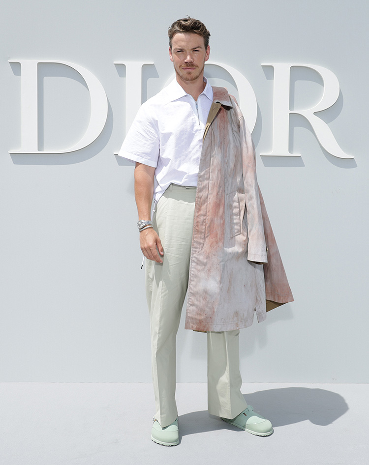 Will Poulter attends the Dior Homme Menswear Spring/Summer 2024