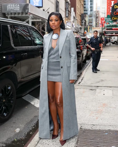 Gabrielle Union Wore Michael Kors Promoting 'The Perfect Find'