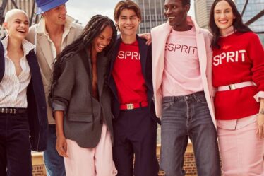 Models in Esprit relaunch campaign.
