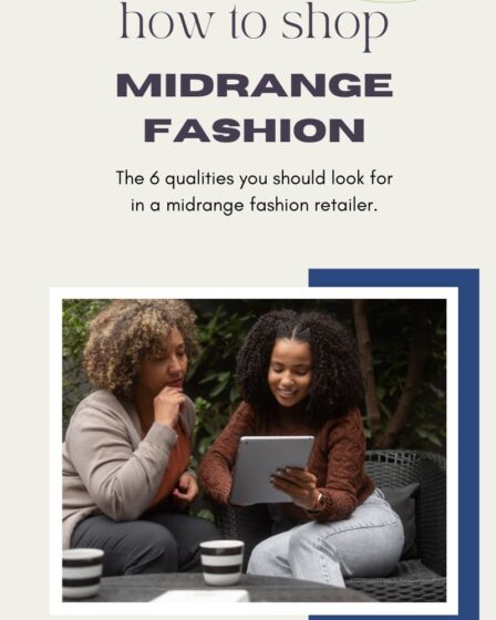 How to shop midrange fashion.