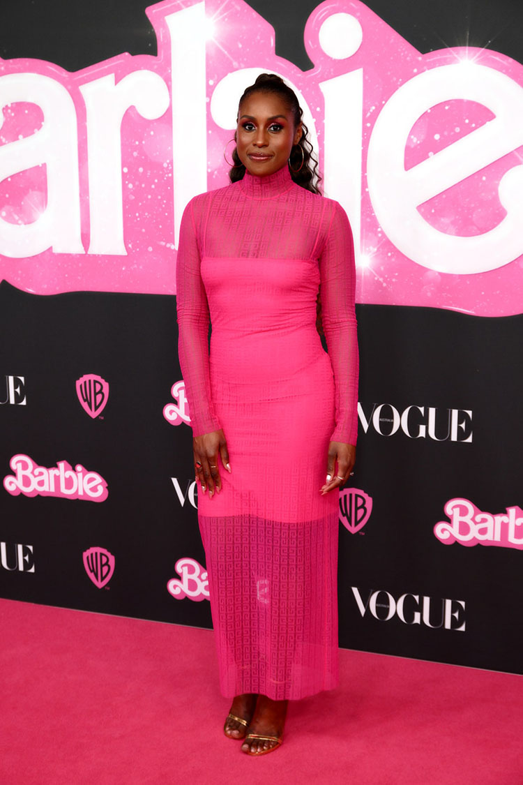 Issa Rae Wore Givenchy To The 'Barbie' Celebration Party 
