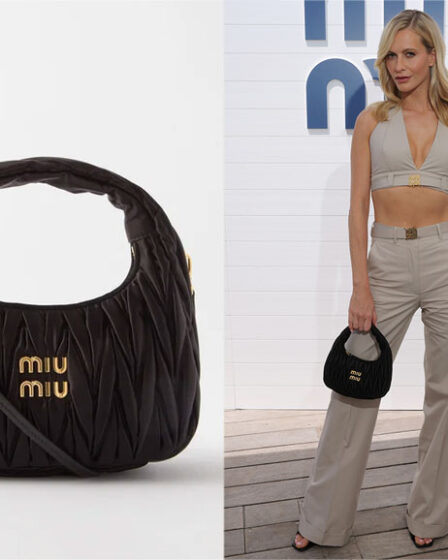 Poppy Delevingne's Miu Miu Wander Small Quilted Bag