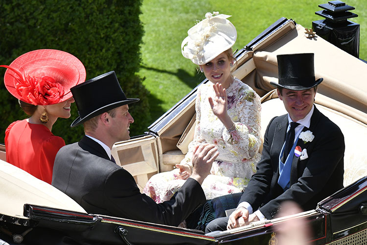 Princess Beatrice Wore Monique Lhuillier To The 2023 Royal Ascot