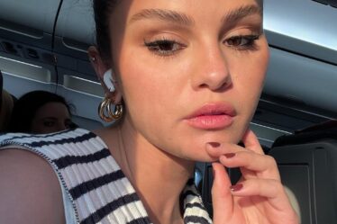 Selena Gomezs Mocha Nails Make For a Surprisingly Chic Summer Manicure