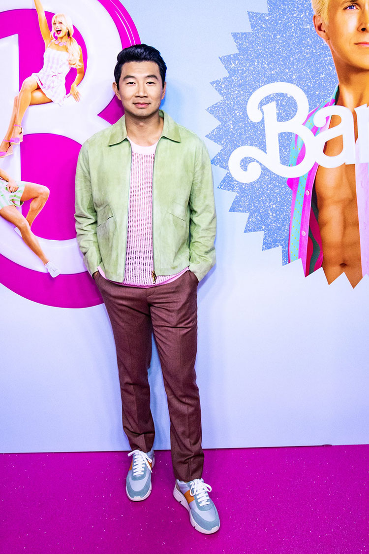 Simu Liu Wore Paul Smith To The ‘Barbie’ Canadian Press Day