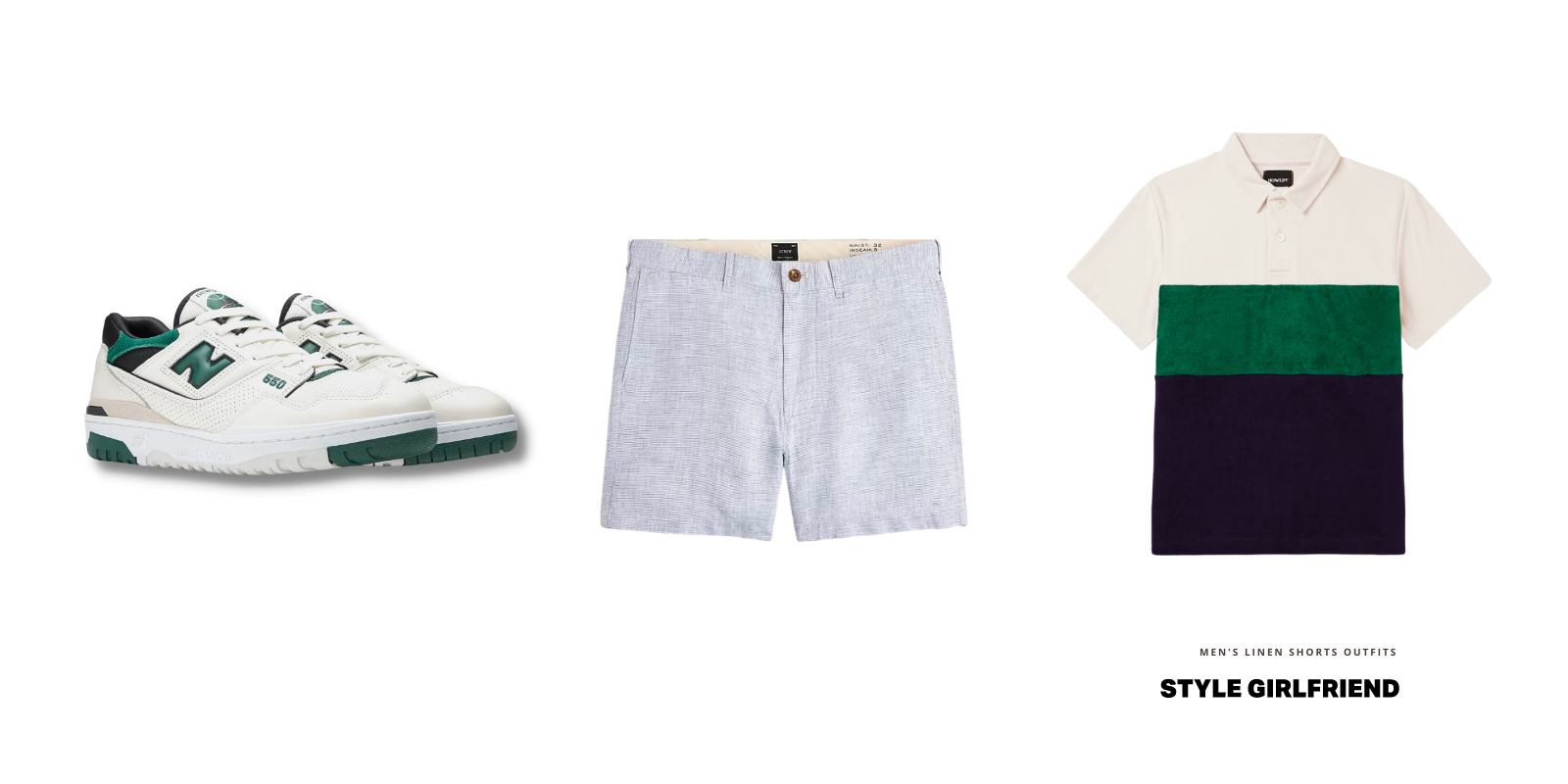 linen shorts with tennis shoes outfit