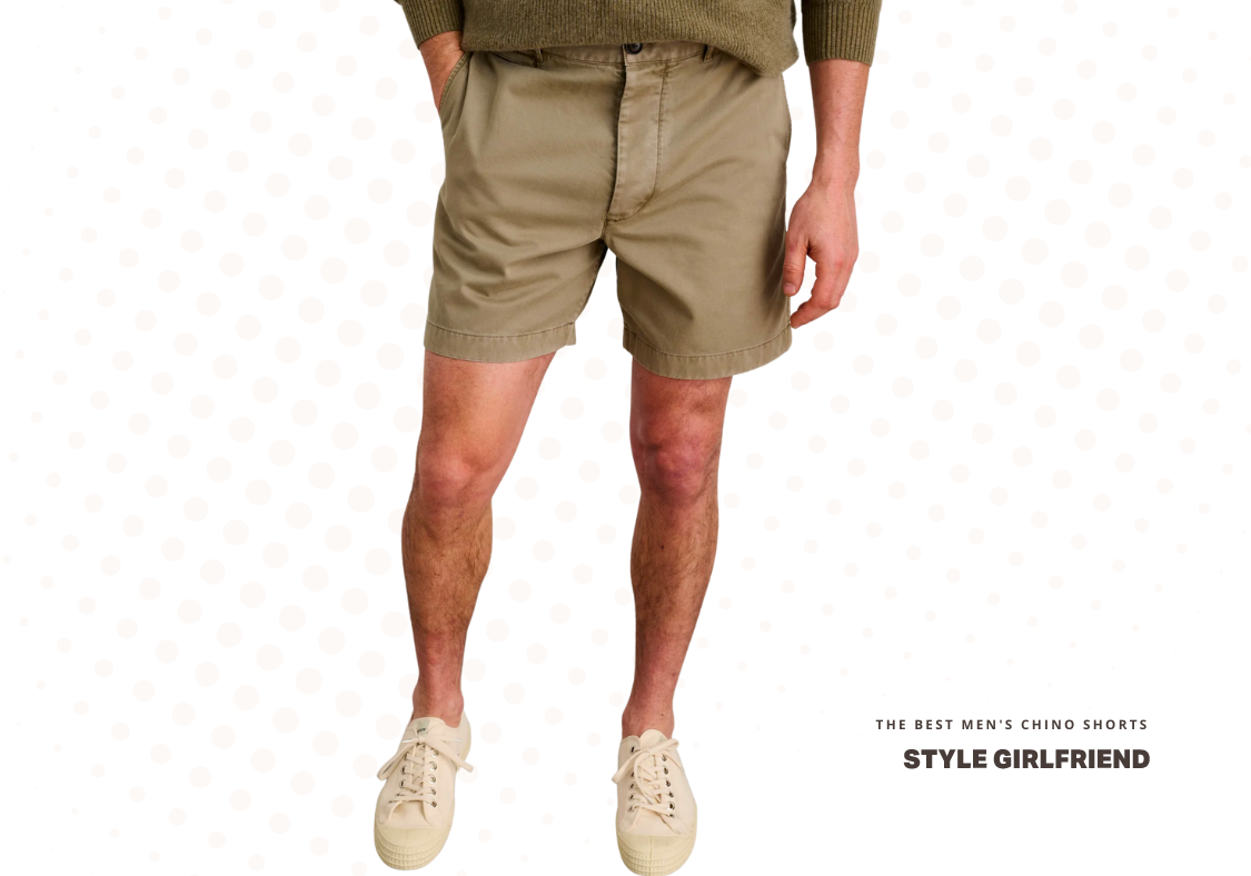 Alex Mill chino shorts in olive