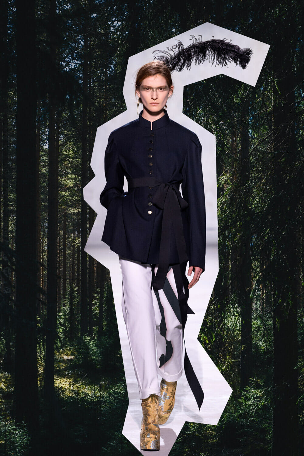 Dries Van Noten minimalist fashion collection