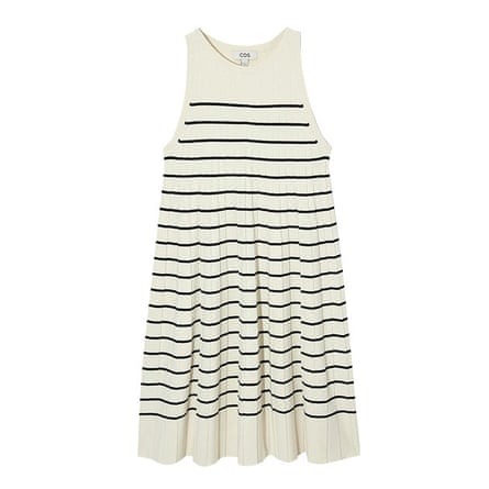 Stripe swing dress £79, cosstores.com MINI