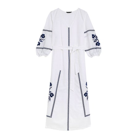 White with blue embroidery £69, marksandspencer.com SLEEVES