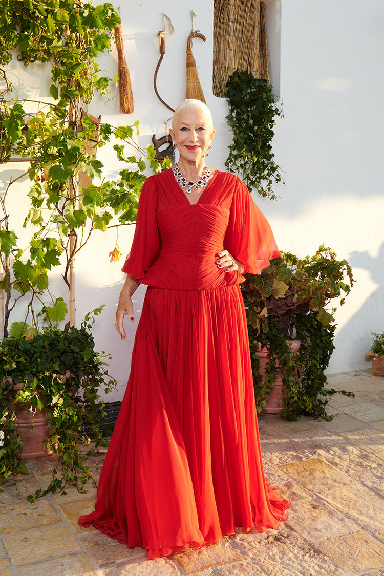 Helen Mirren Dolce&Gabbana Alta Moda 2023 Show