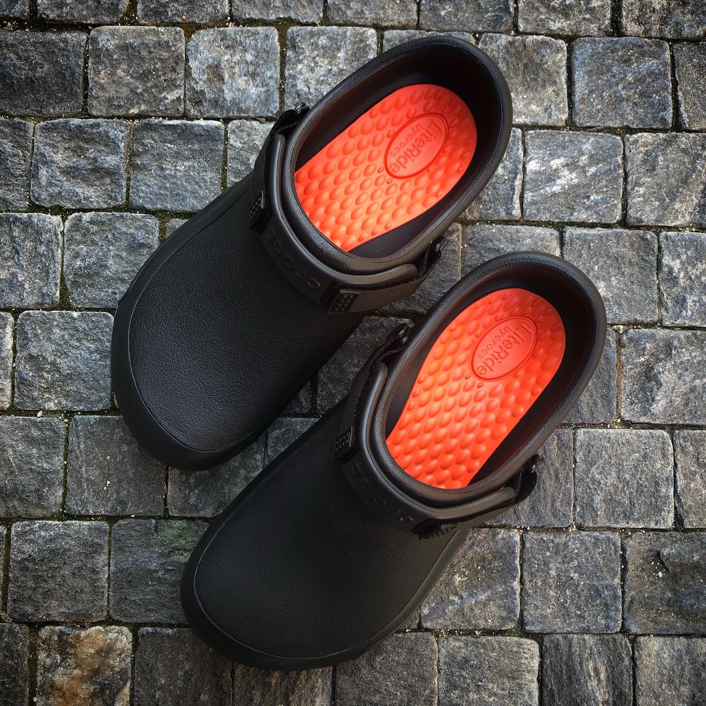 a pair of specialist clogs from crocs