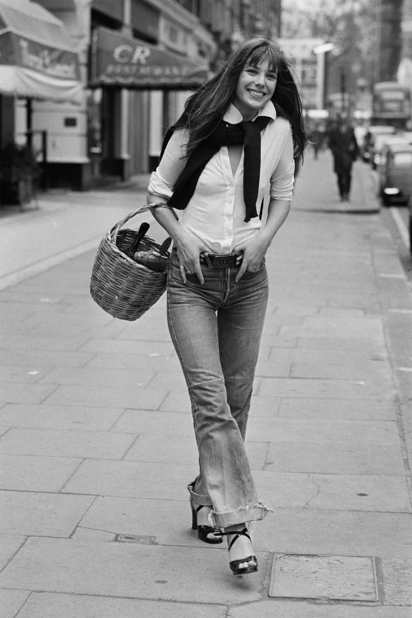 Jane Birkin in London England on April 13 1973.