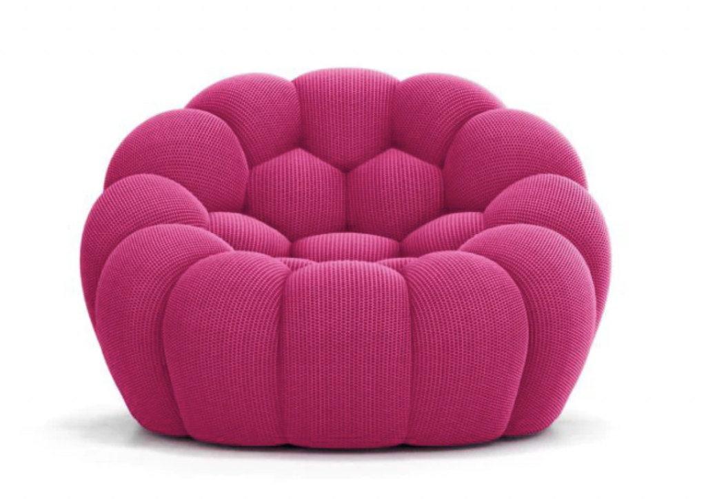 home decor MERIOR bubble armchair in pink