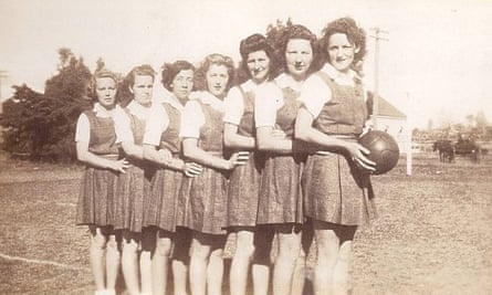 A team from Queensland, circa 1940s, in collared shirts.
