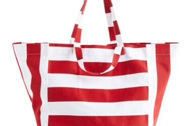 Red stripe bag, £12.99, hm.com