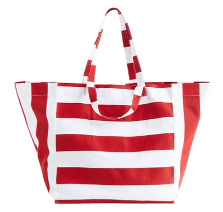 Red stripe bag, £12.99, hm.com