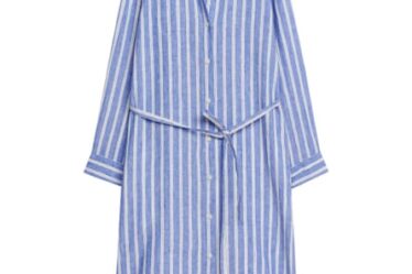 Blue stripe dress, £79, arket.com