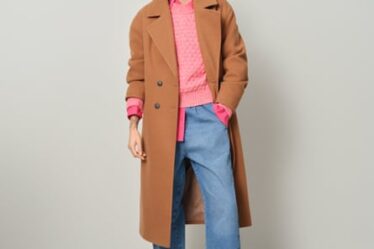 The John Lewis toffee-coloured coat