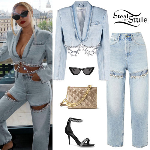 Beyoncé: Crop Jacket and Jeans